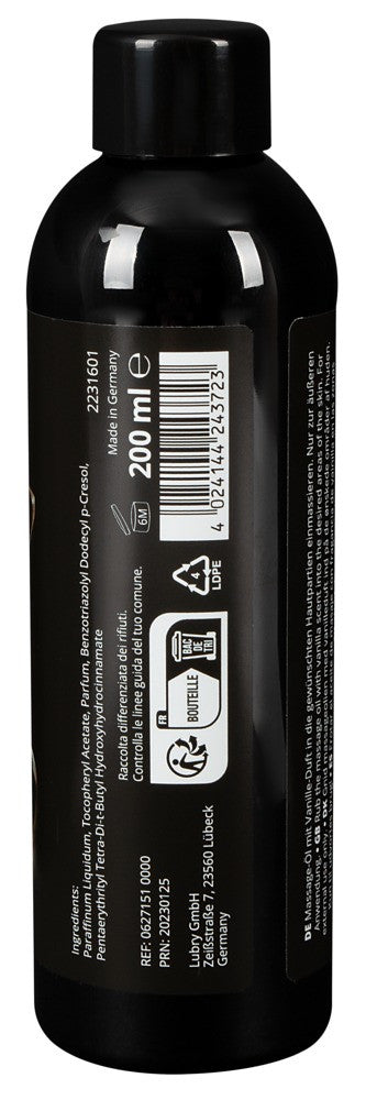 Olio per massaggi Erotic Massage Oil Vanille 200 ML