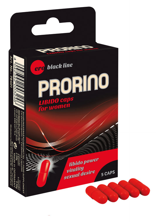 Pastiglie stimolanti femminili Prorino Libido Caps her 5pcs