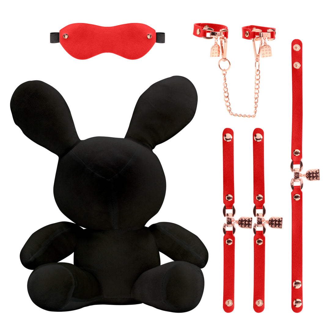 Peluche rabbit bondage Velvet Black