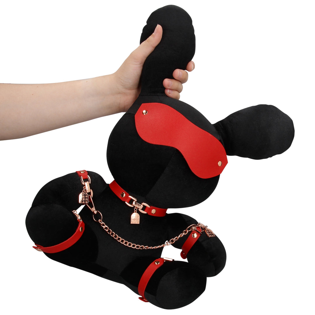 Peluche rabbit bondage Velvet Black
