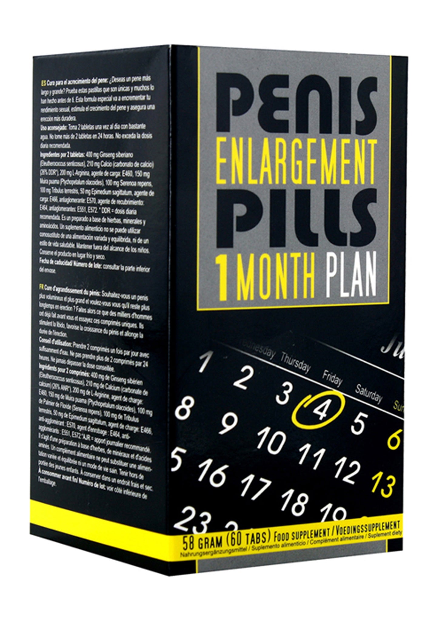 Penis Enlargement Caps 60pcs miglior erezione uomo