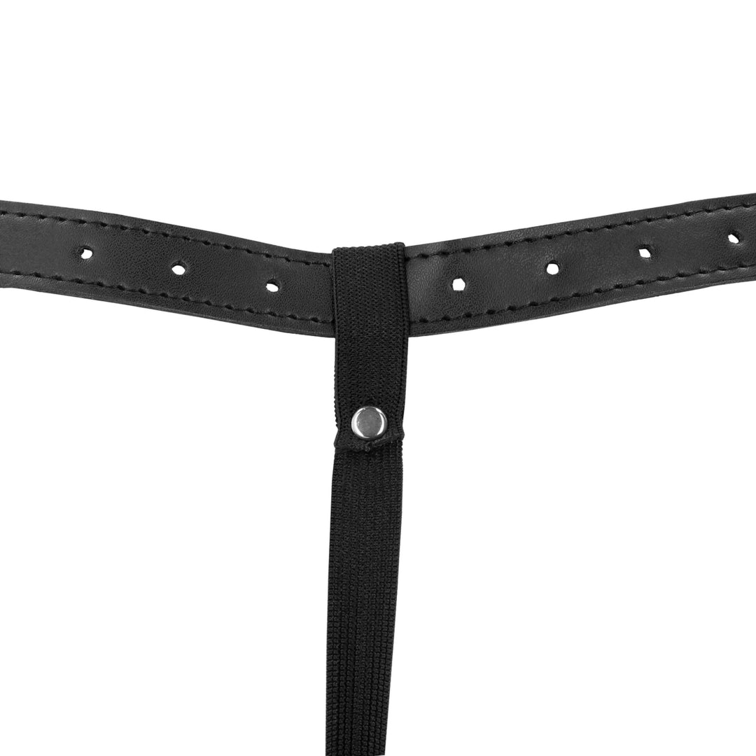 Perizoma di castità erotico con dettaglio a catena Chastity Thong