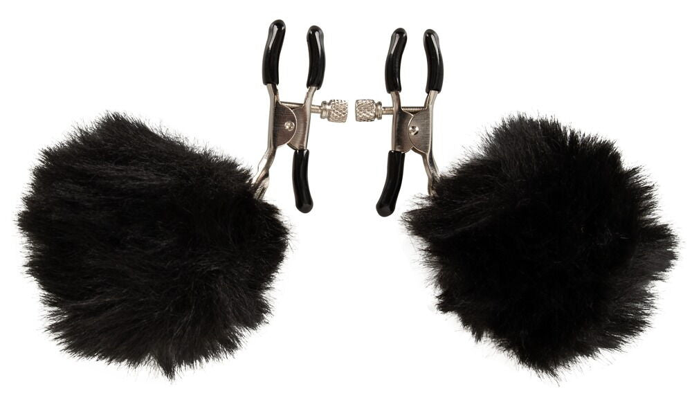 Pinze per capezzoli con pompon Magic Shiver