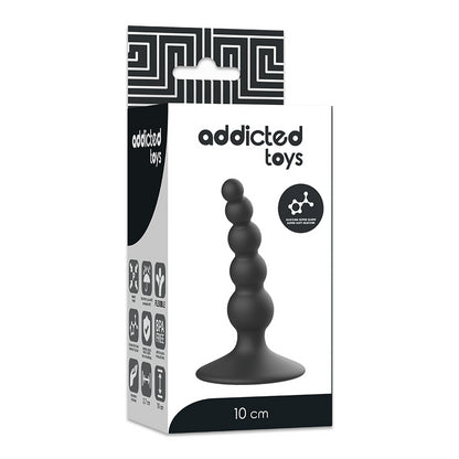 Plug sessuale anale con ventosa nero Addicted Toys