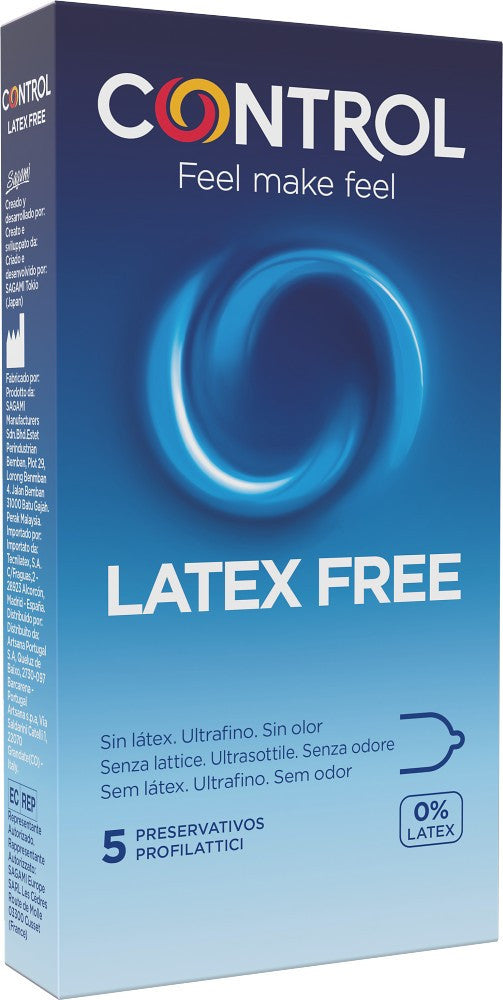 Preservativi control LATEX FREE 5 PEZZI senza lattice