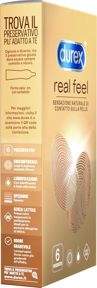 Preservativi DUREX REAL FEEL 6 PEZZI