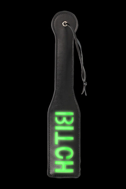 Sculacciatore "Bitch'' Paddle Glow in the Dark