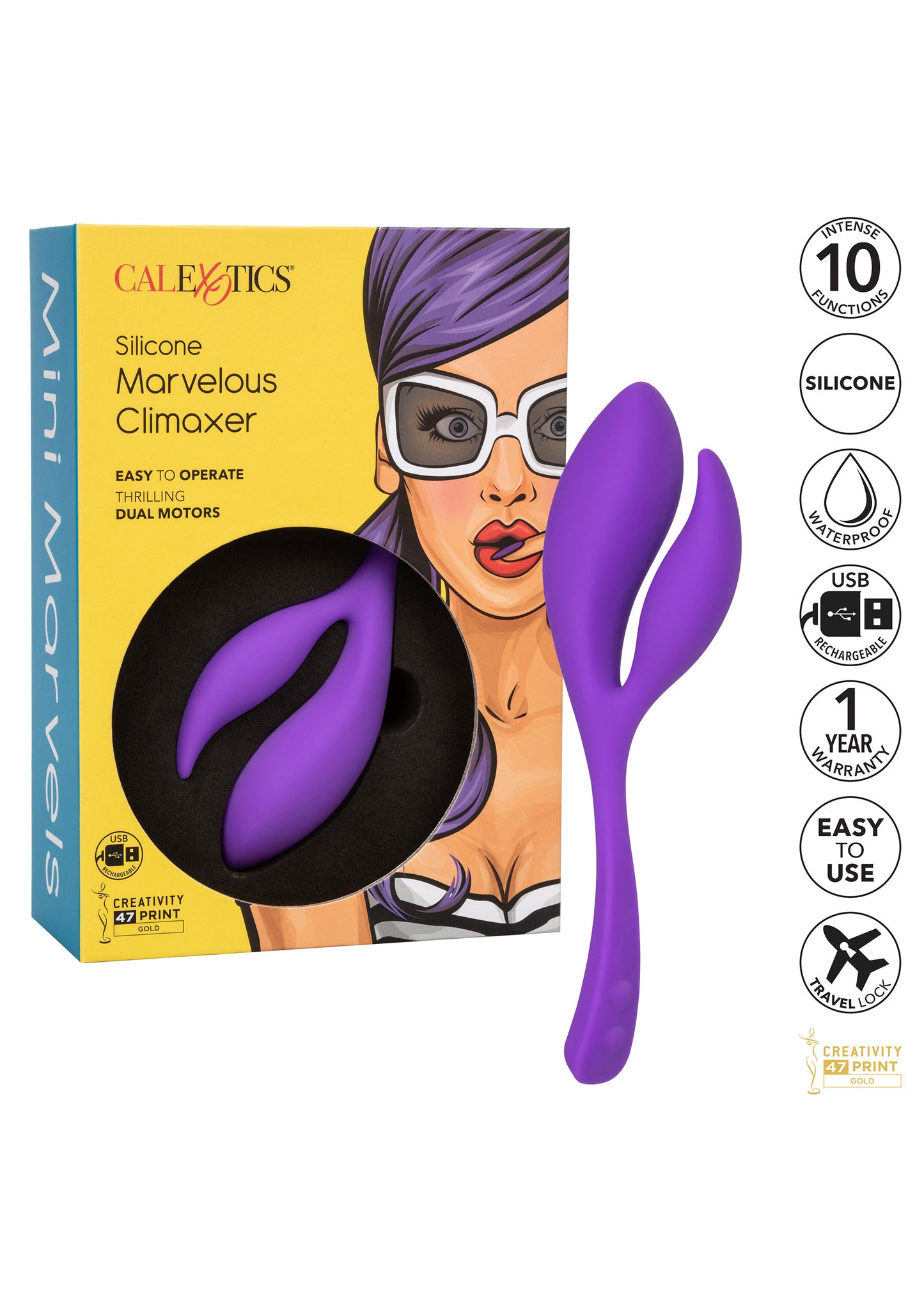 Vibratore vaginale anale Silicone Marvelous Climaxer
