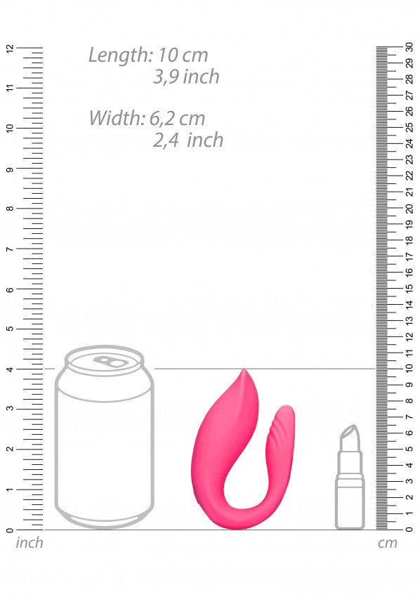 Vibratore per la coppia Couple Toy with Remote Control Wild Strawberry