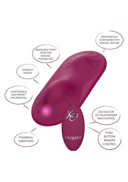 Vibratore vaginale dual rider remote control Calexotics