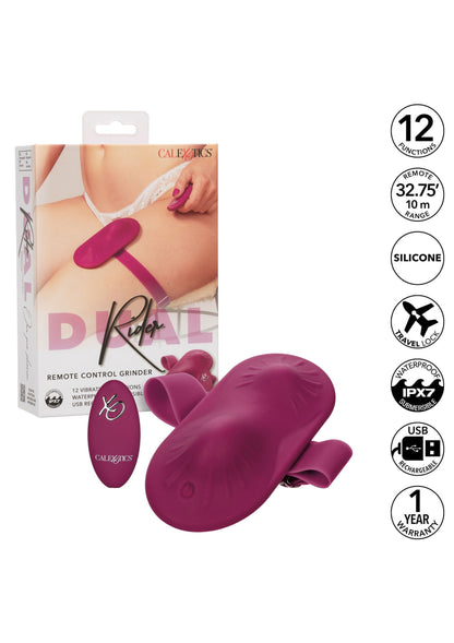 Vibratore vaginale dual rider remote control Calexotics